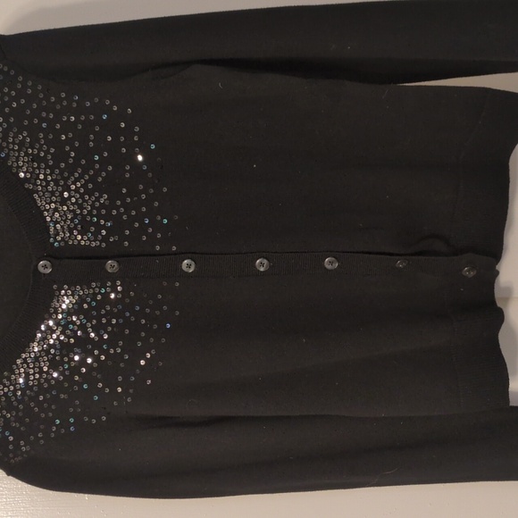 Gap Black Cardigan With Sequin Detail - Picture 4 of 9